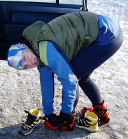 Training Falun skiing