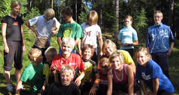 Orienteering and cross country classes Domnarvets school - my job