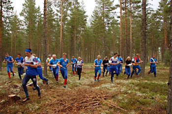 Jukola training 2008