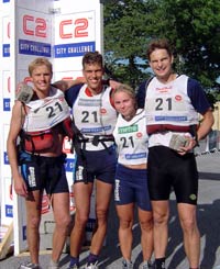 C2 2003 - in the finish Team Gainomax Recovery