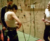 Indoor climbing