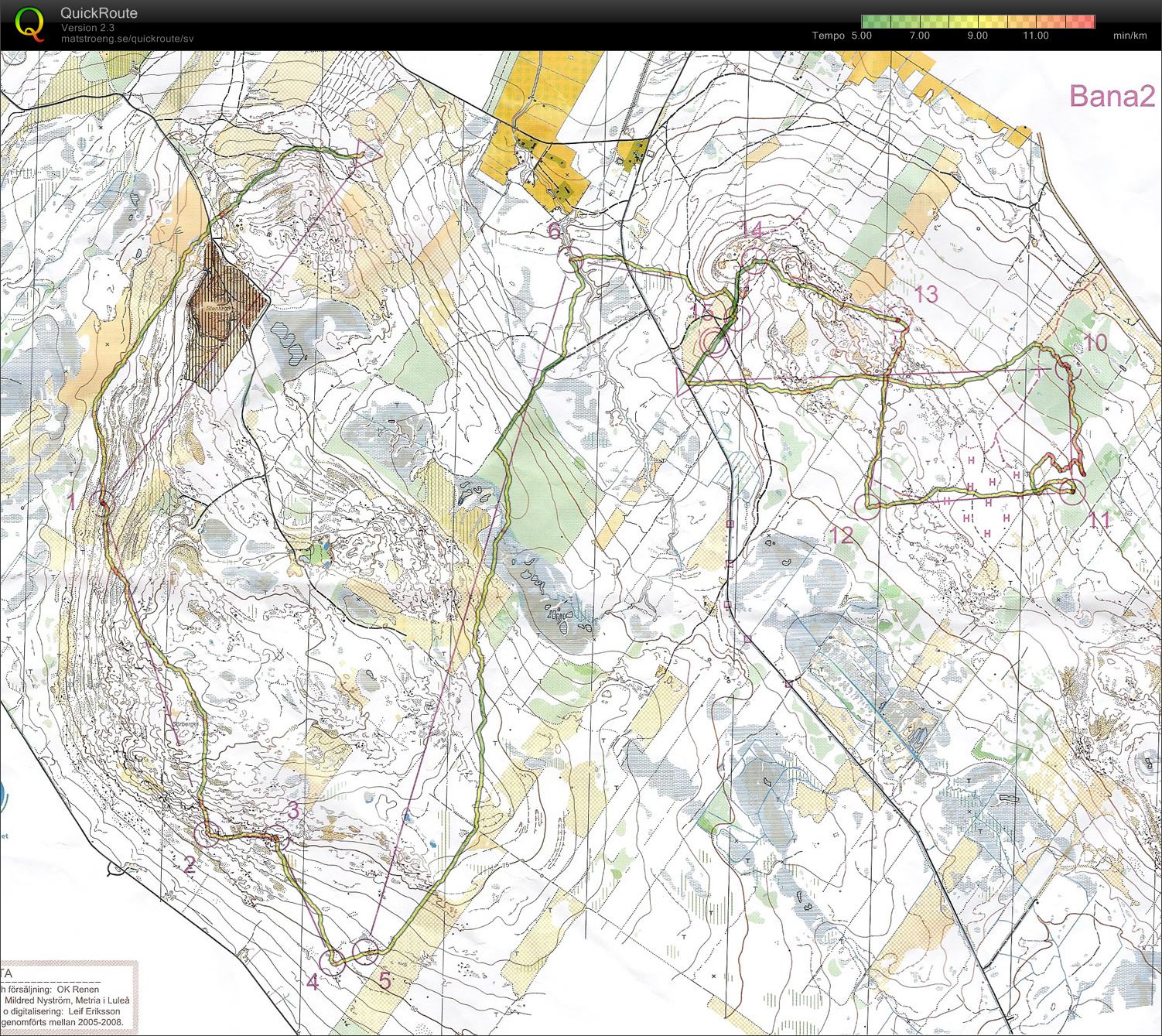 Course from Elitserien long Luleå (2010-06-13)