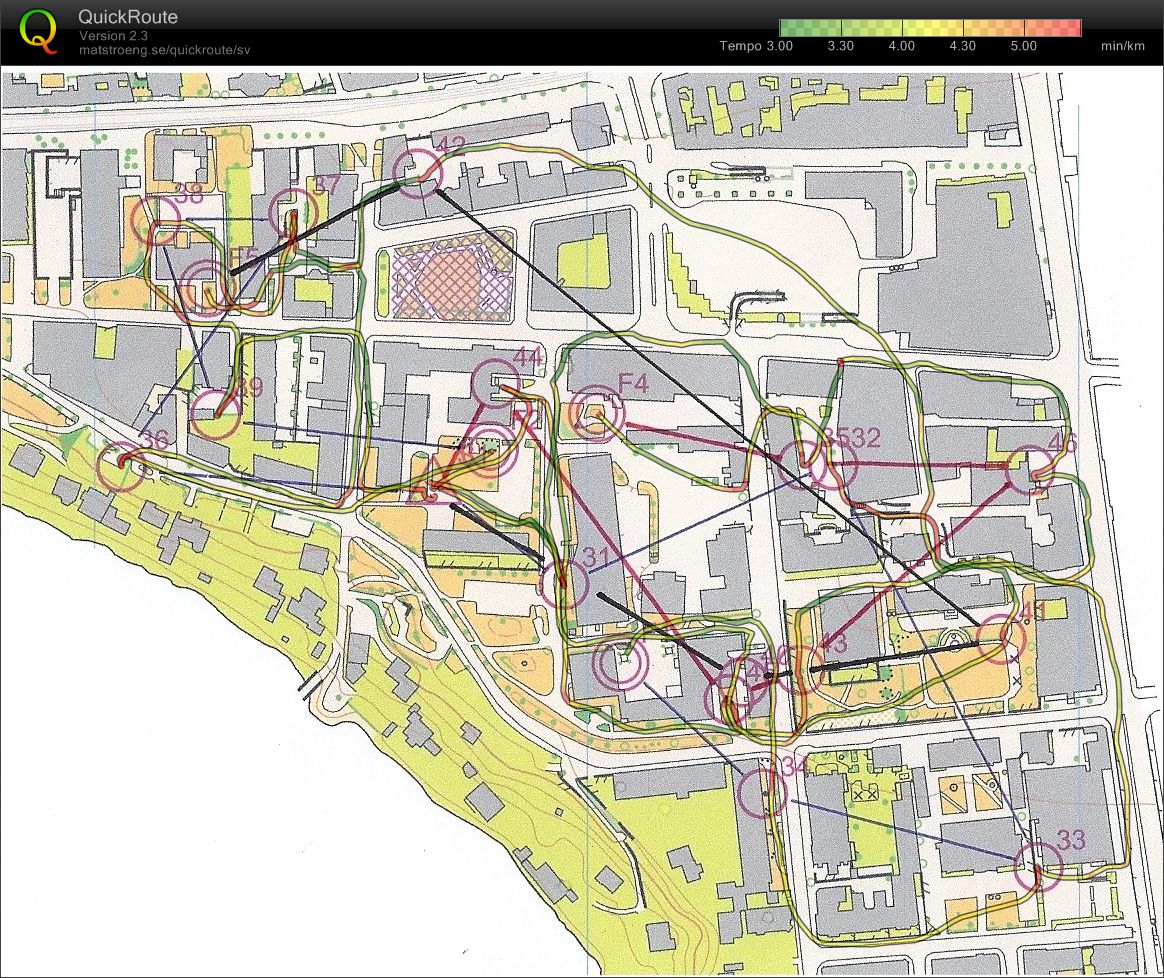 Sprint loops Kalvskinnet (16-07-2010)