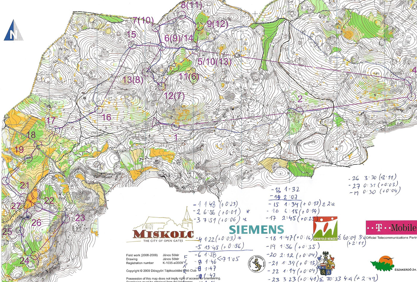 WOC long final (23/08/2009)