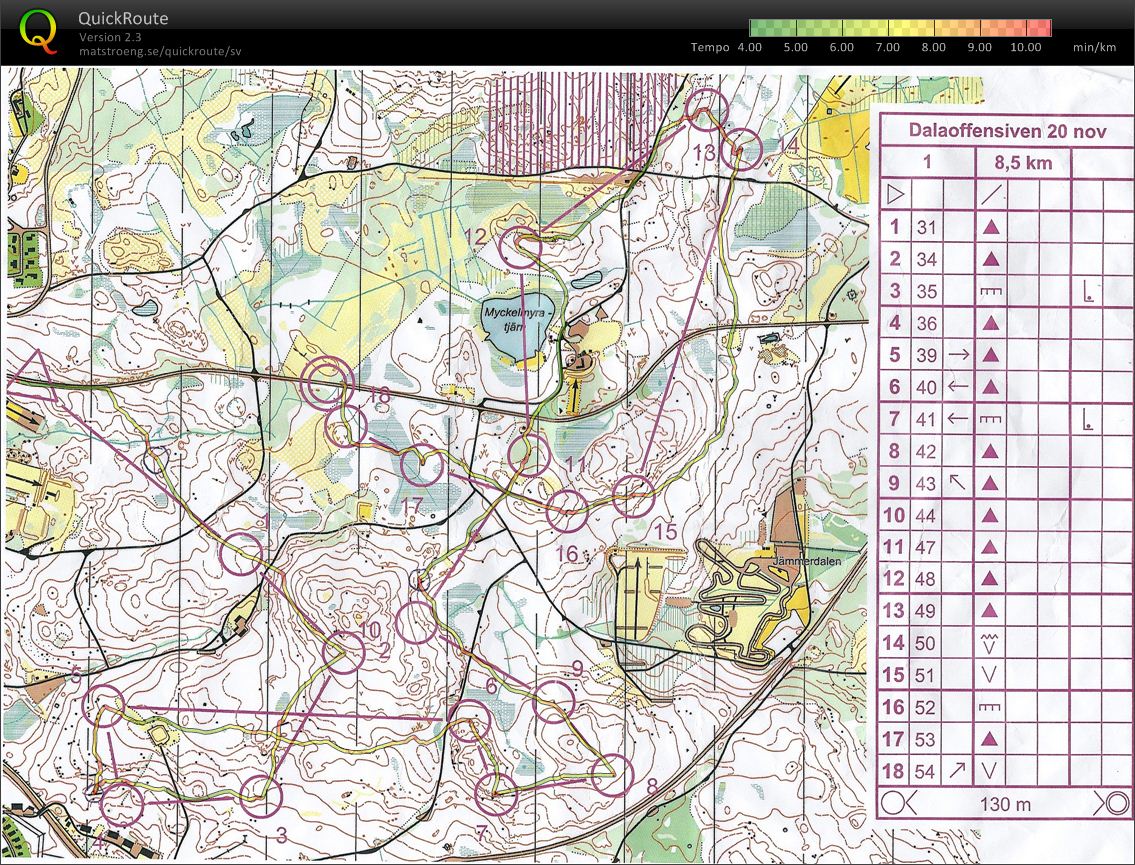 Dalaoffensiven relay training (20-11-2010)