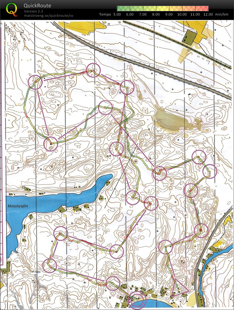 Contours Dammsjön (2010-11-23)