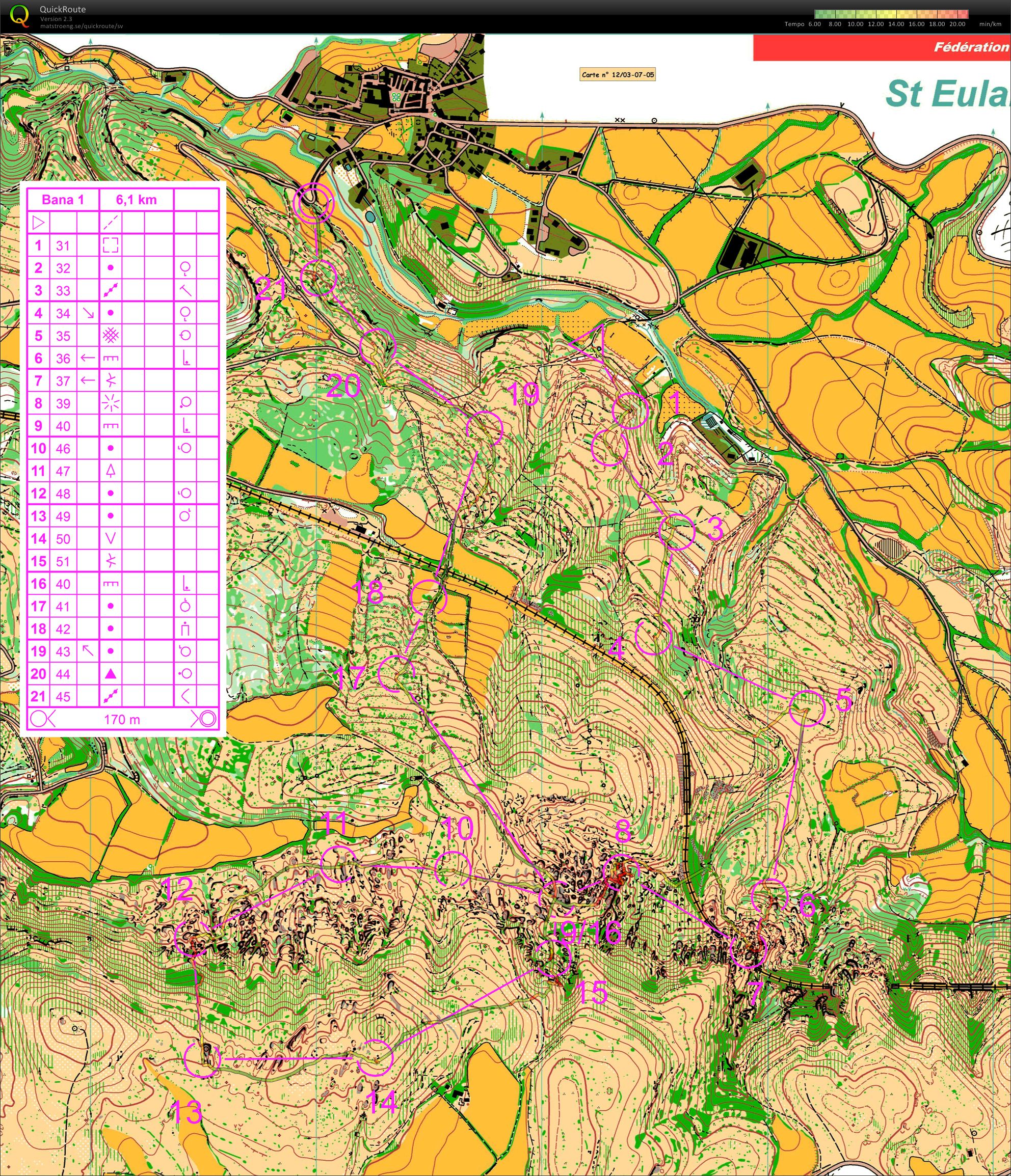 First training "Map understanding" Eulalie (19/02/2011)