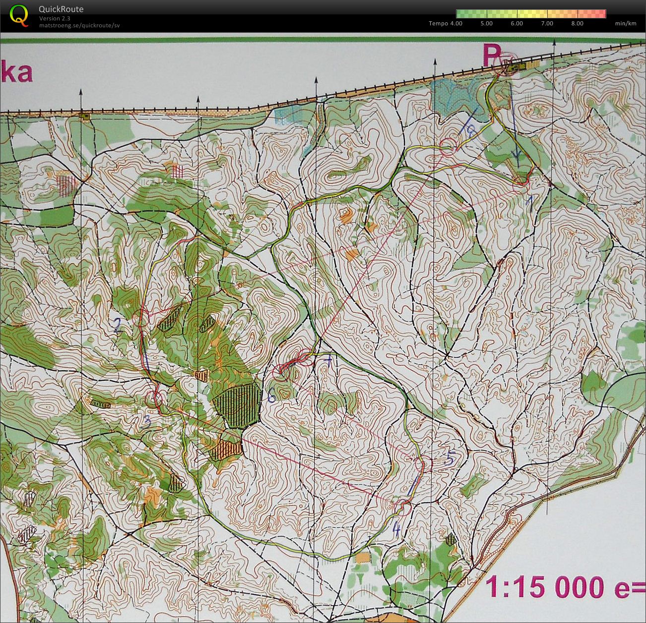 Route choice Biala Rzeka  (02-04-2011)