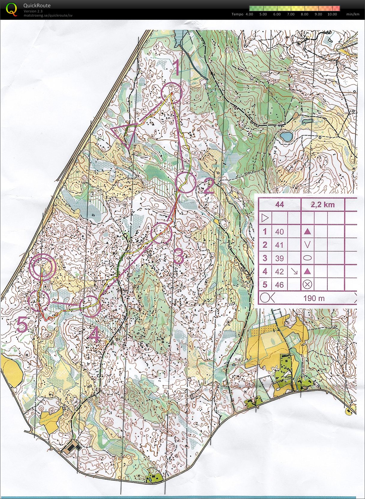 Tiomila training Källviken loop 2 (27-04-2011)