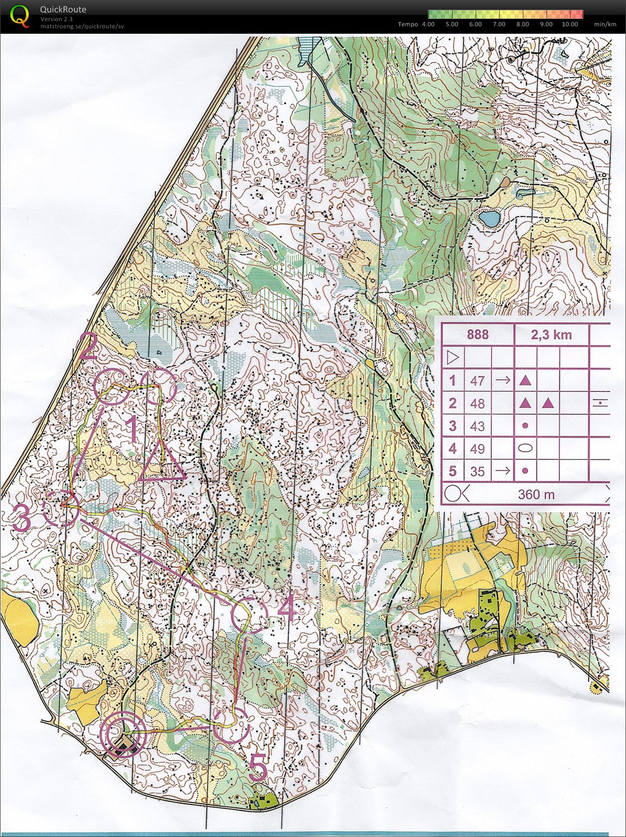 Tiomila training Källviken loop 3 (27-04-2011)