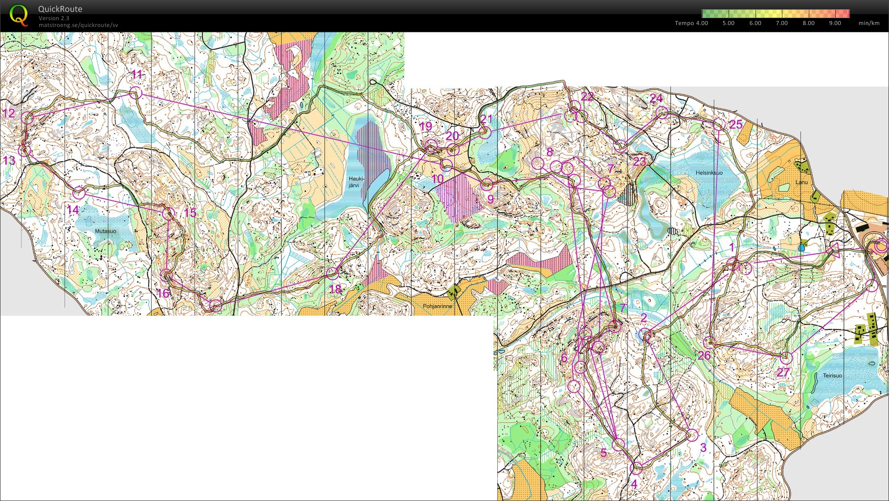 Jukola, last leg H (19-06-2011)