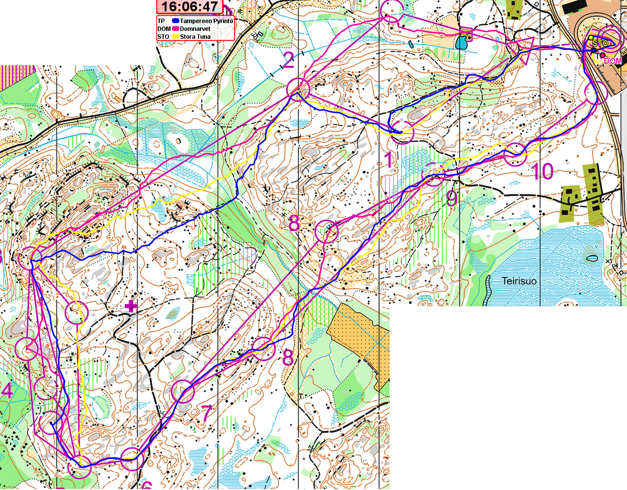 Jukola 3rd leg D (18/06/2011)