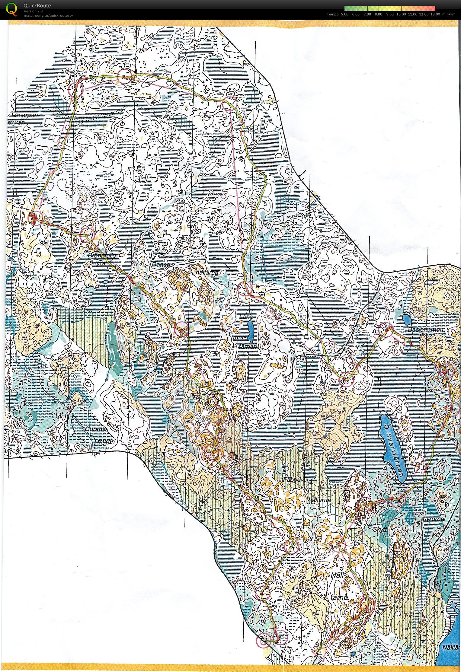 Normal course Nälltärnberg (2011-11-27)