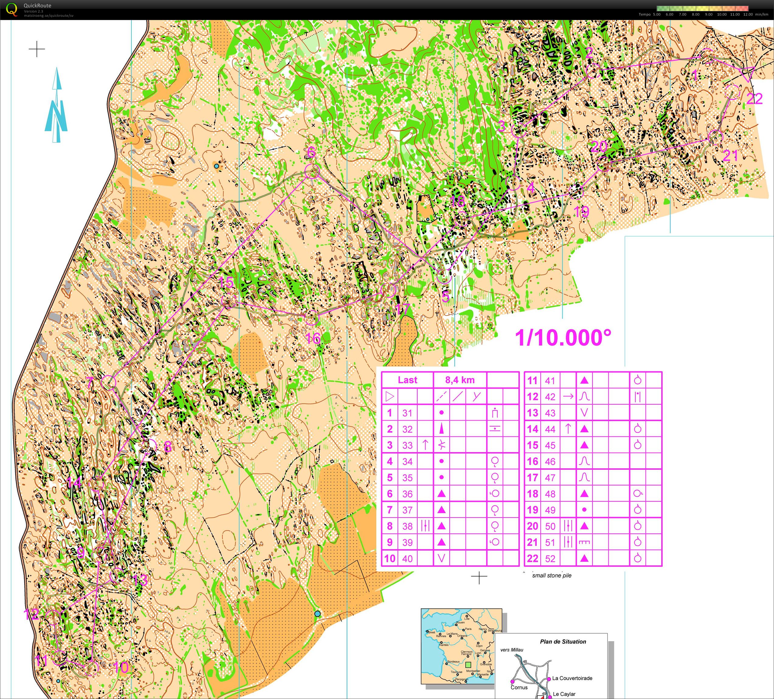 Last training - long Les Rives/Le Caylar (2011-11-22)