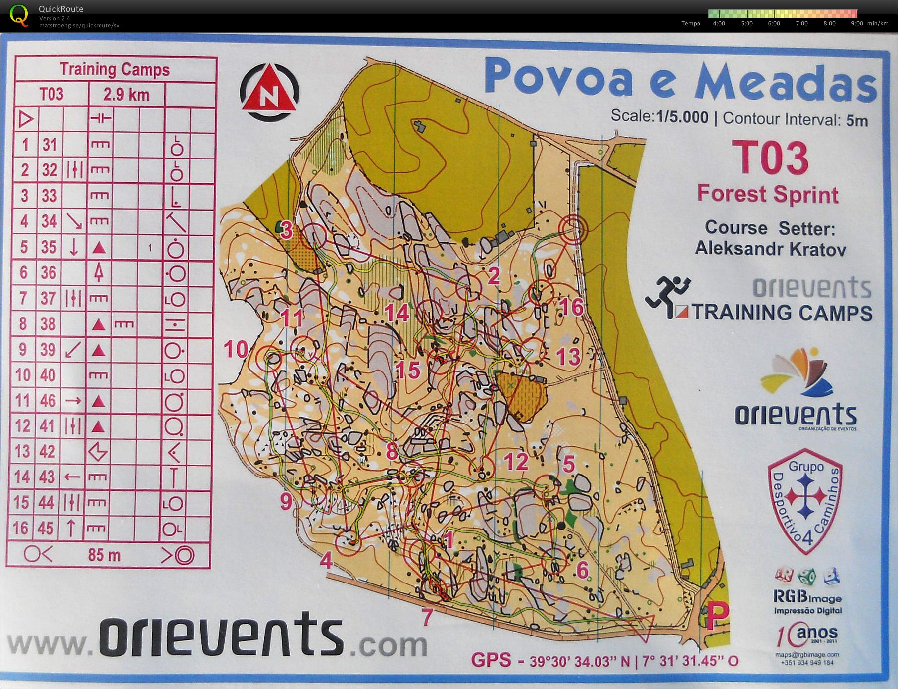 Forest sprint Povoa e Meadas (2012-01-12)