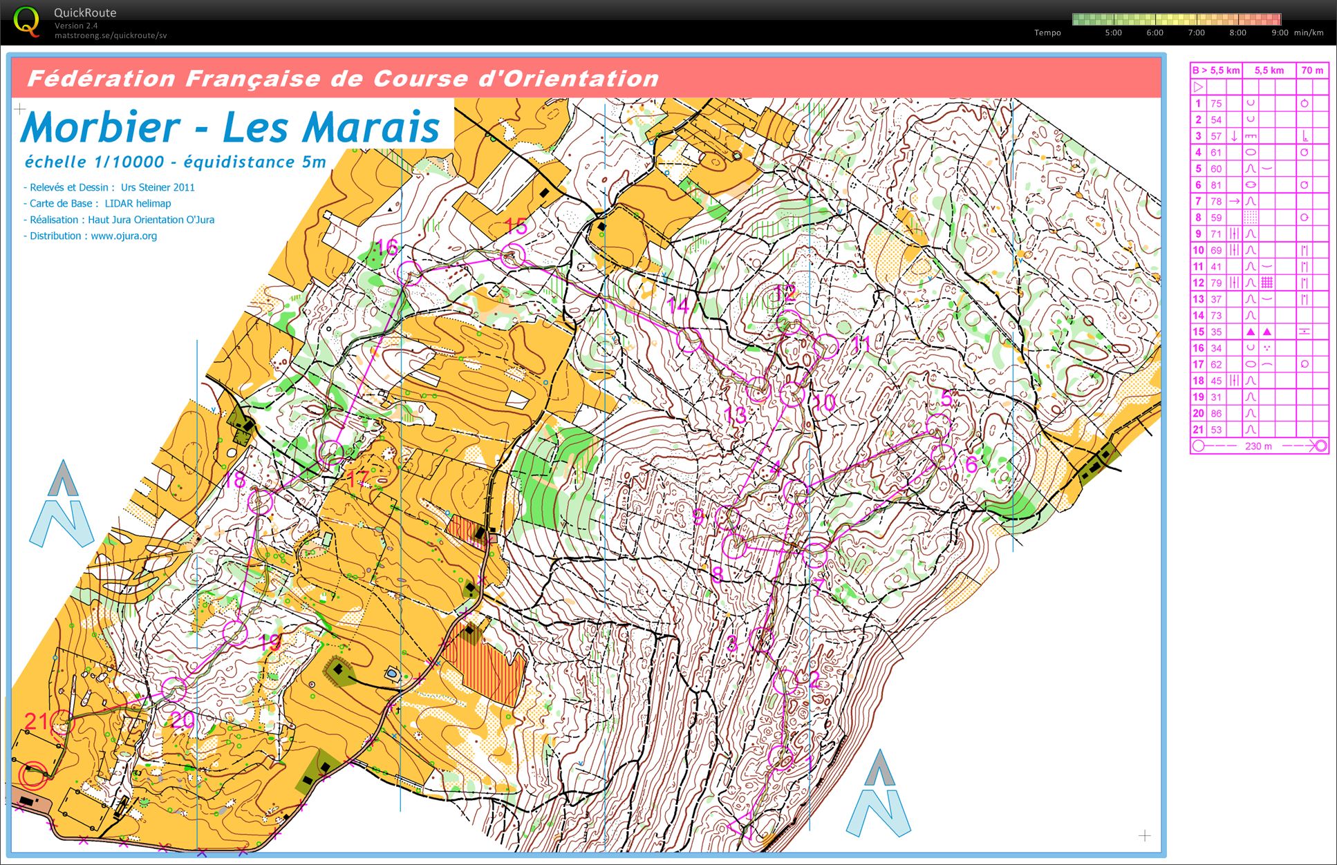 WOC sel race Morbier middle (28-05-2012)