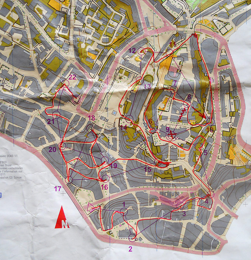 Sprint training Lausanne Centrum (2012-06-26)