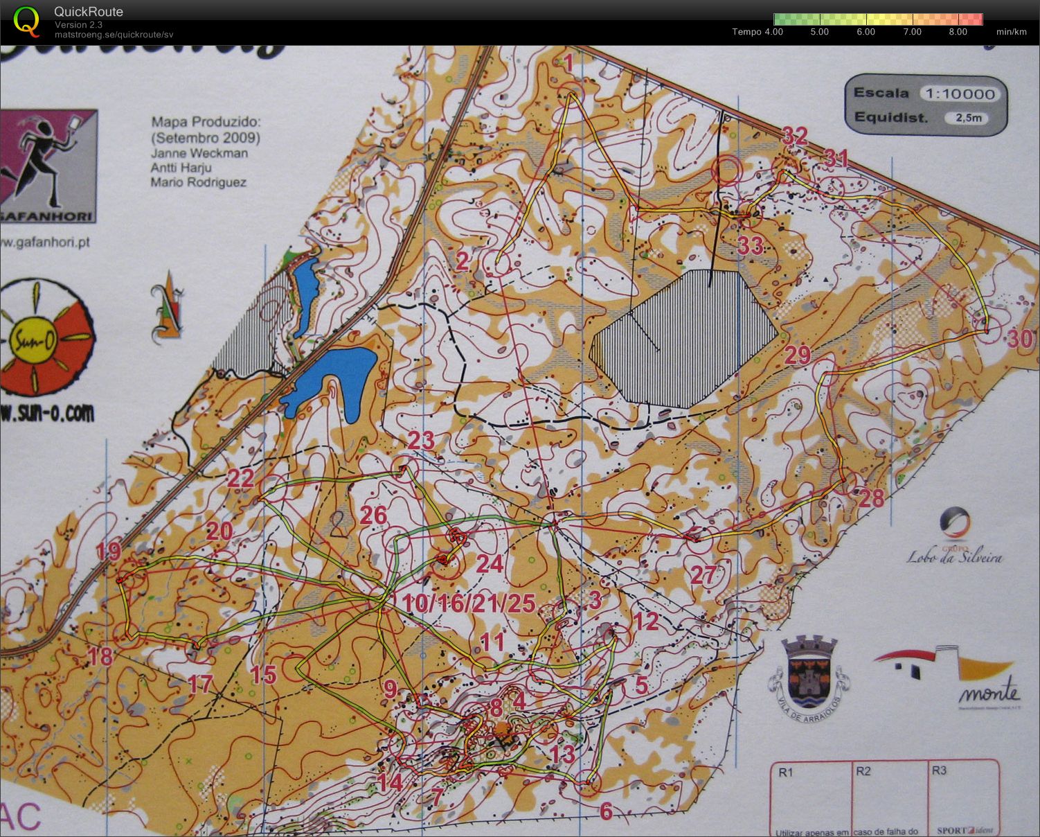 One-man-relay Bardeiras (2010-02-16)