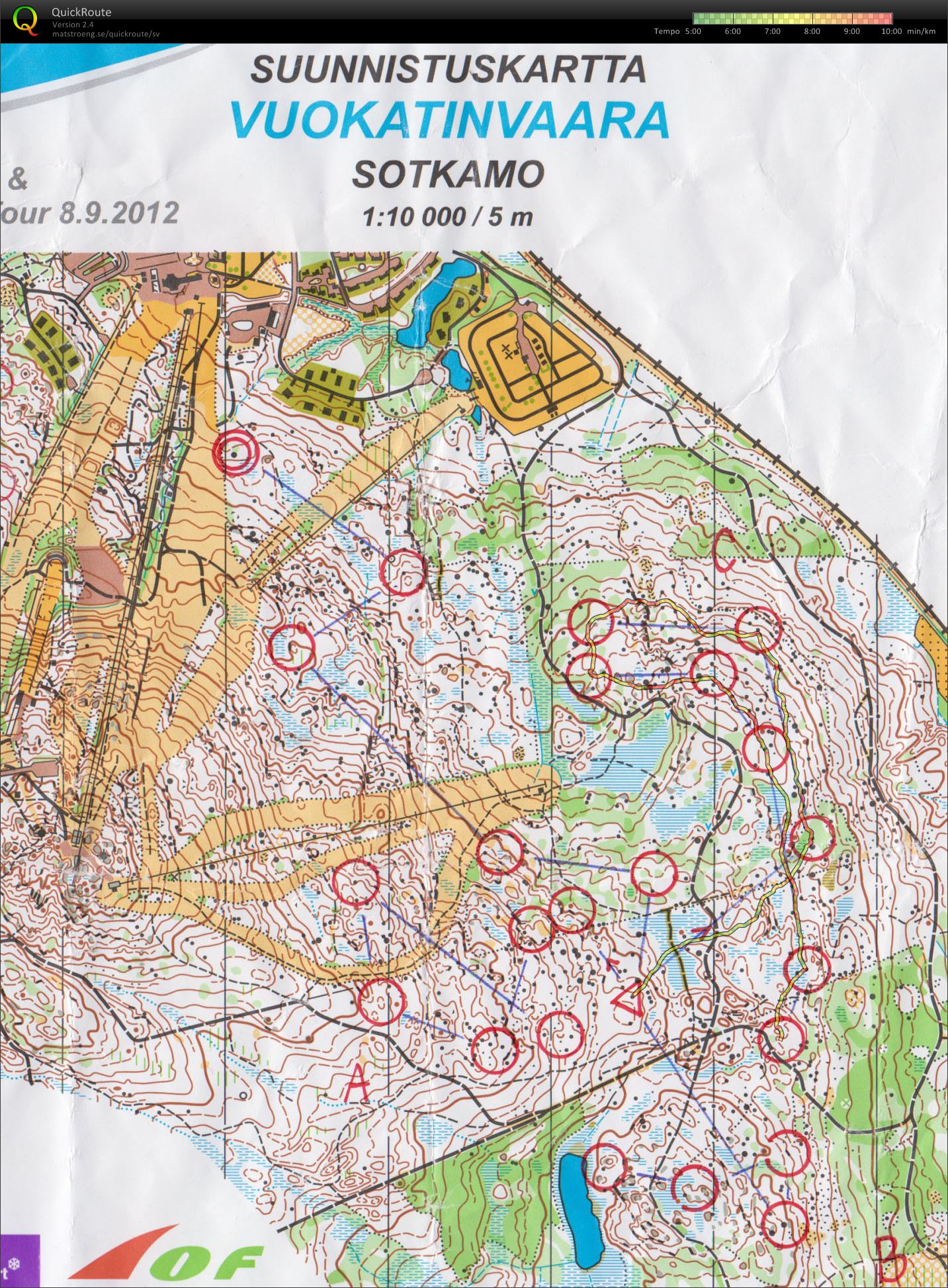 WOC2013 TC Vuokatinvaara slinga 2 (2012-09-10)