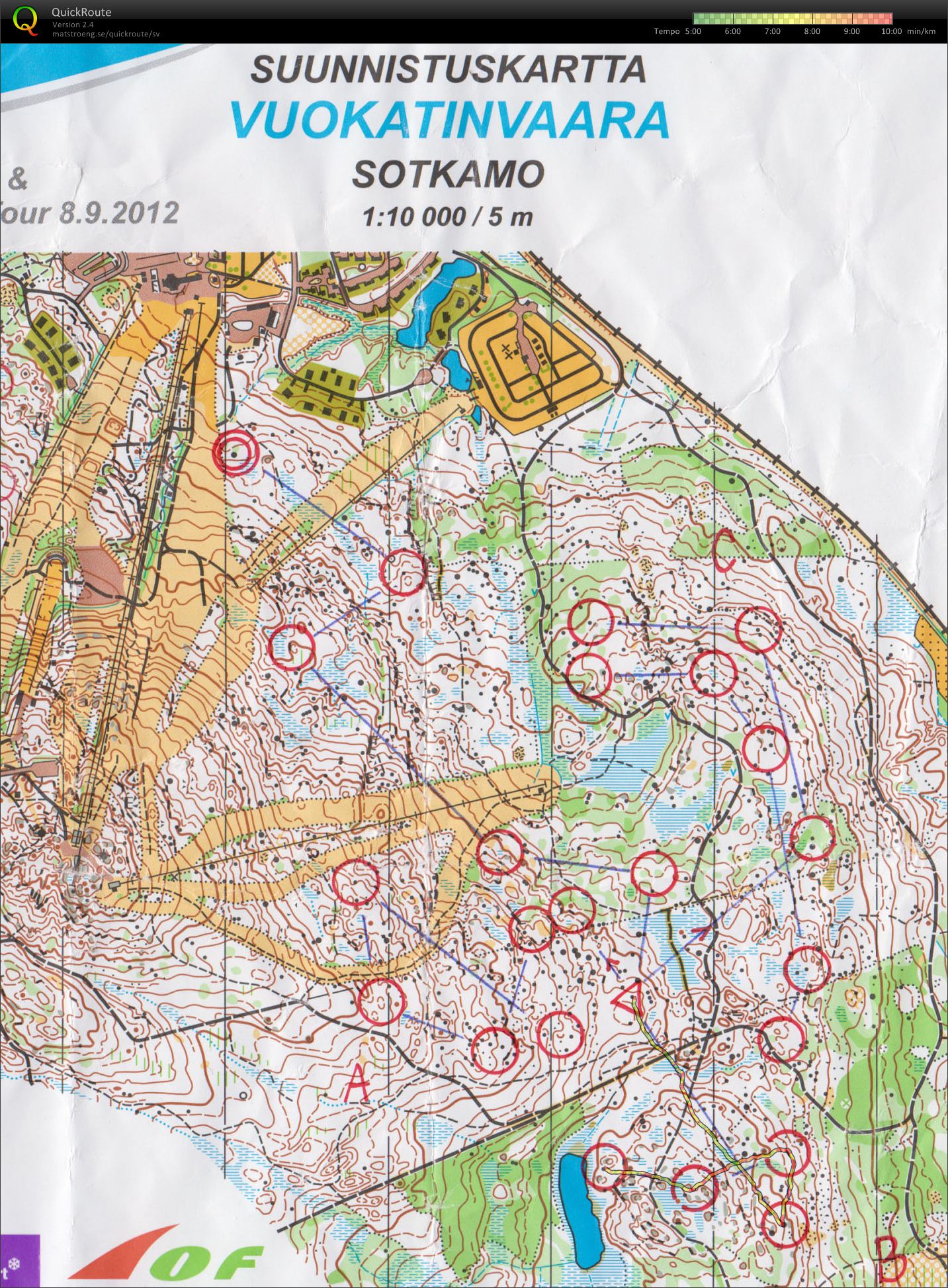 WOC2013 TC Vuokatinvaara slinga 3 (10-09-2012)