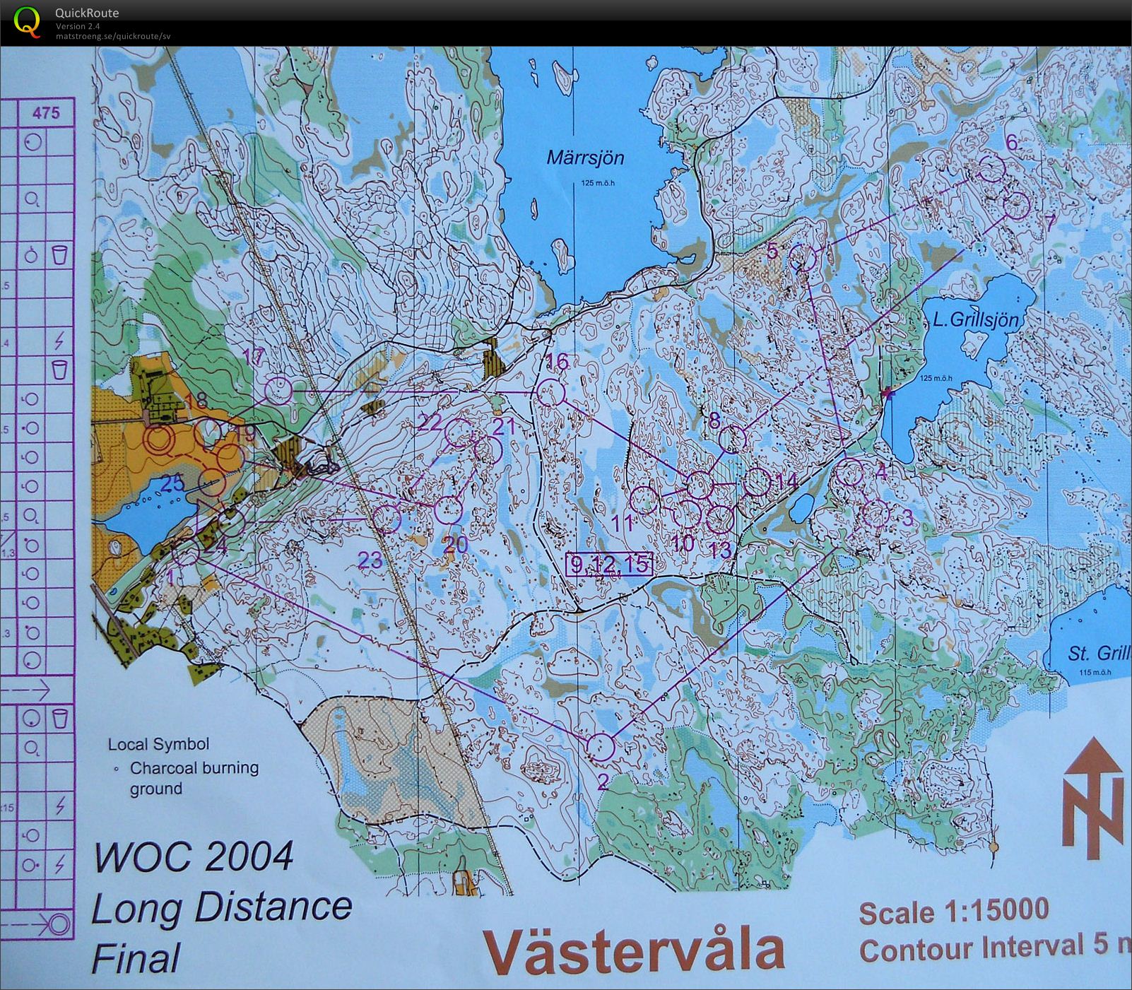 WOC2004 long women's course (27/10/2012)