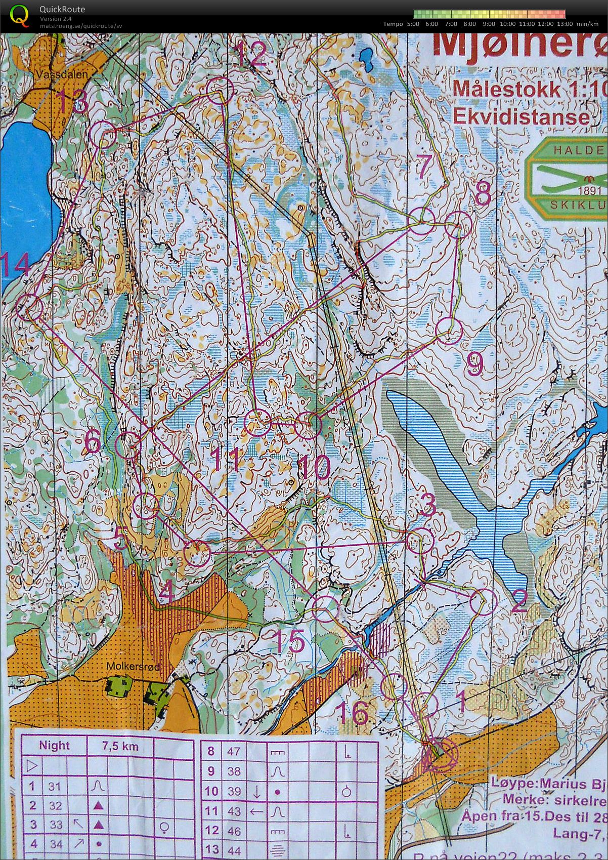 Långpass Mjölneröd (Korsetfjella) (2013-02-03)