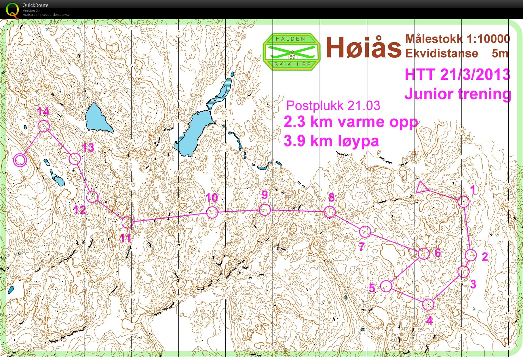 Höiås junior training (21/03/2013)