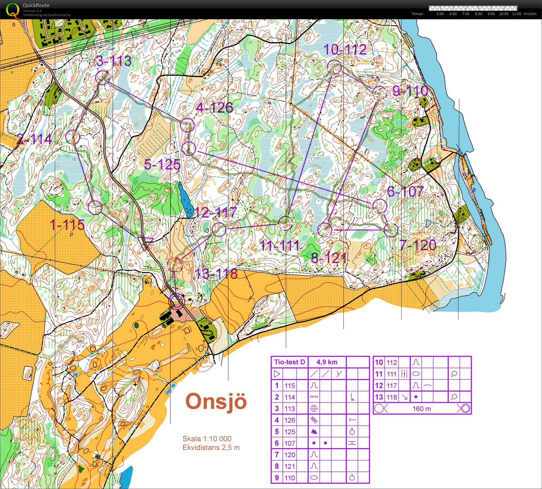 Tiomila test Vänersborg Onsjö (06-04-2013)