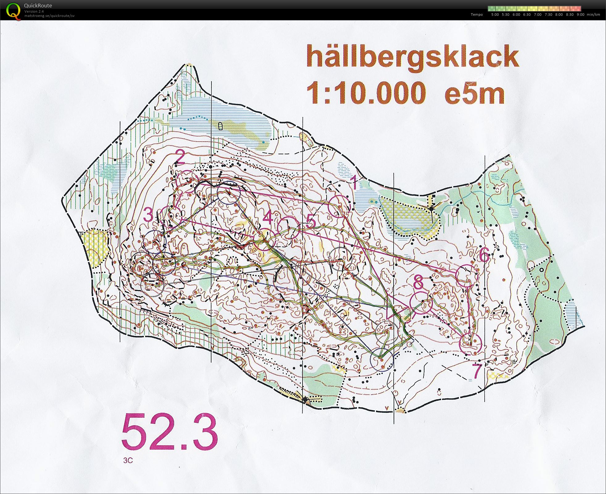 WOC selection race chasing start Avesta  (17/05/2013)