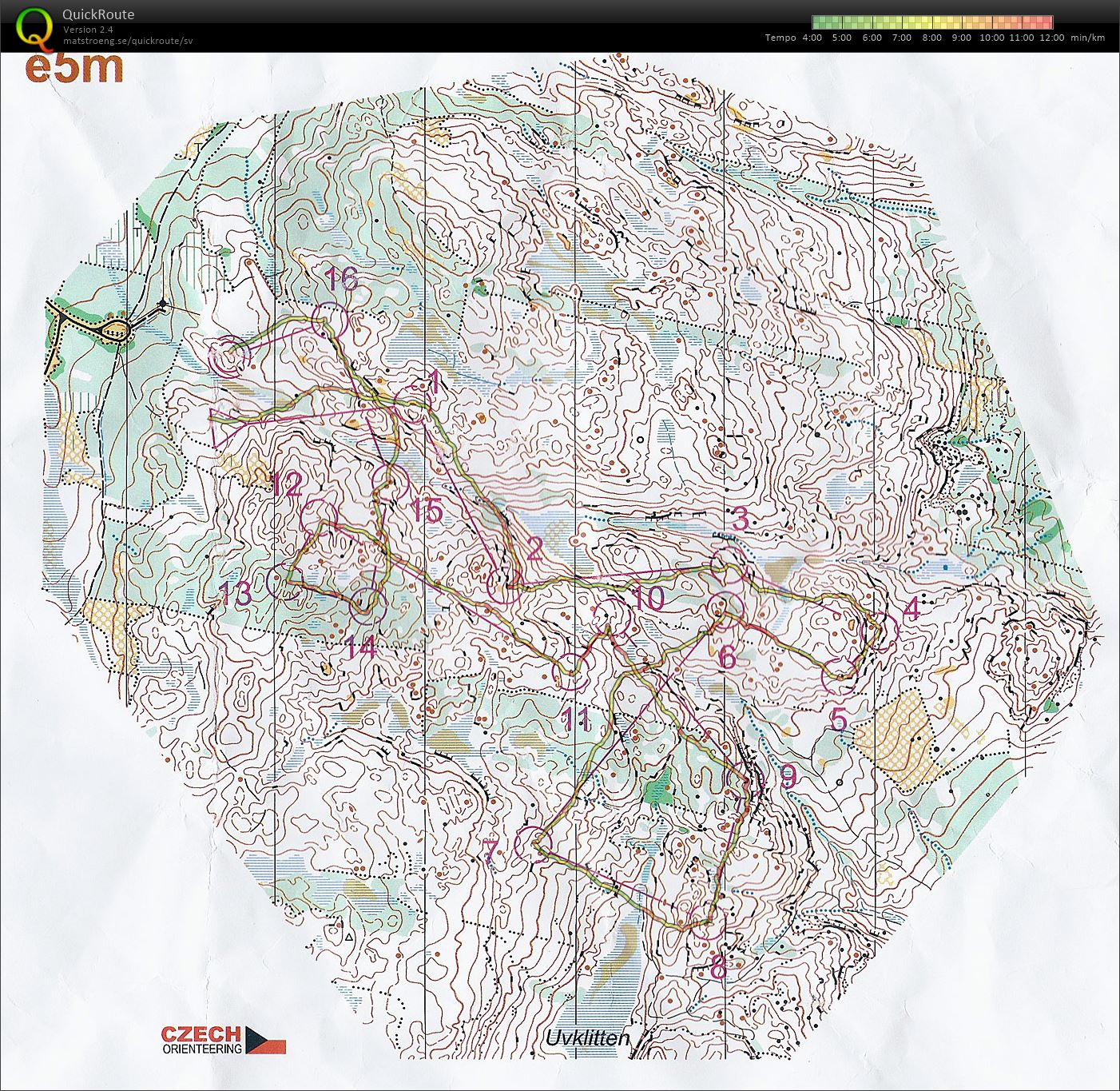 WOC selection race middle Asaklitt (2013-05-19)