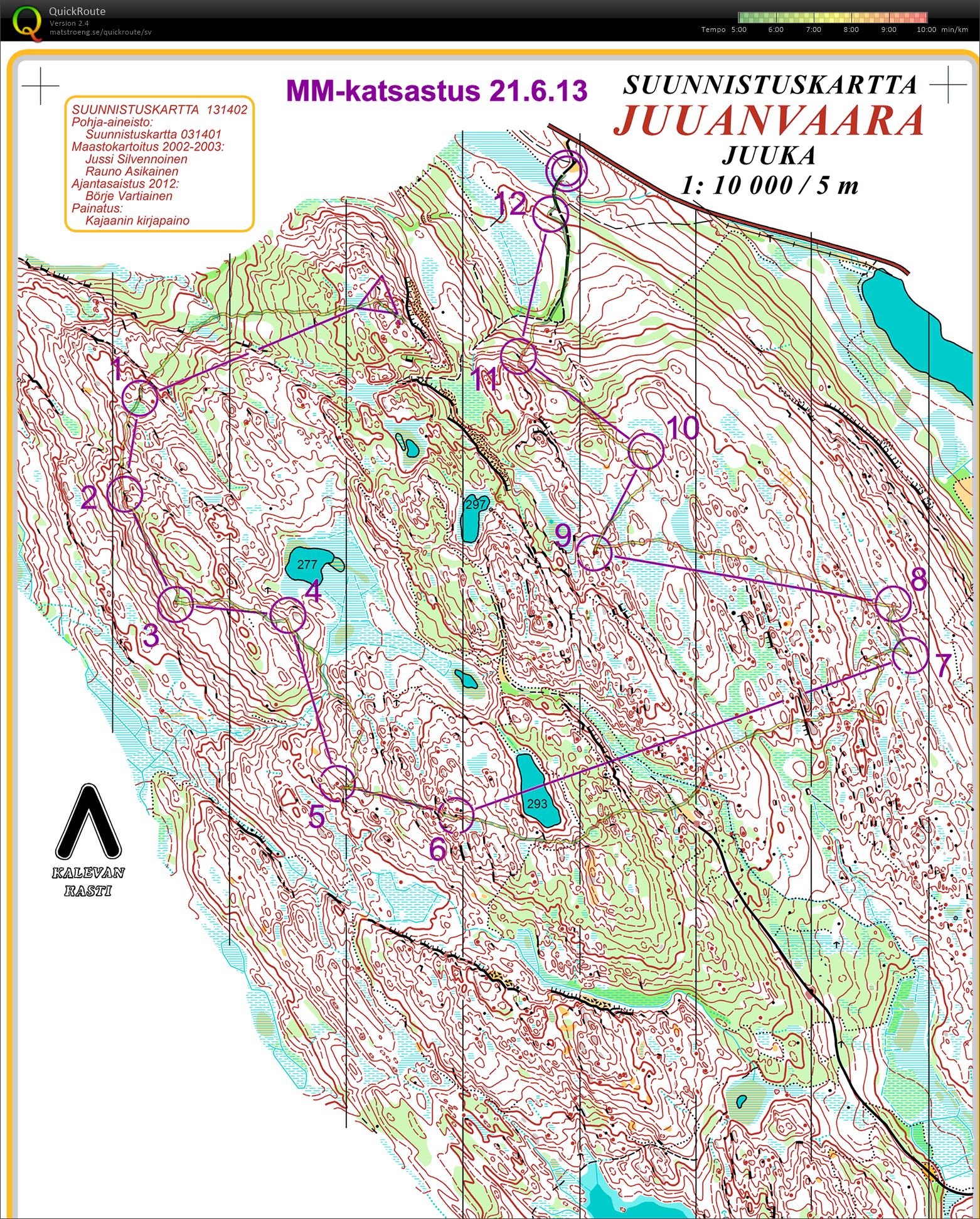 FInnish WOC-selection race middle (21-06-2013)