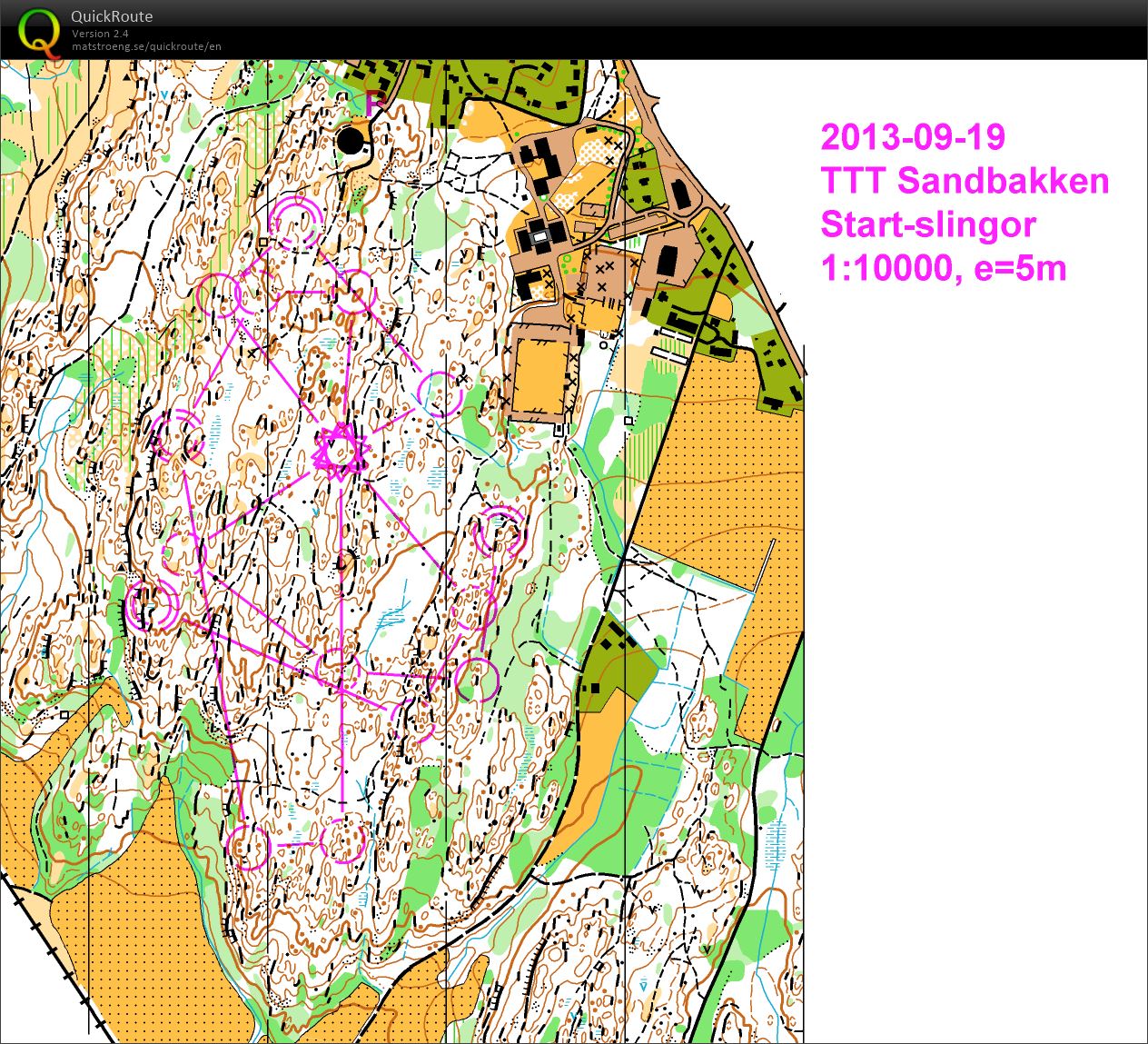 TTT start-slingor Sandbakken (19-09-2013)