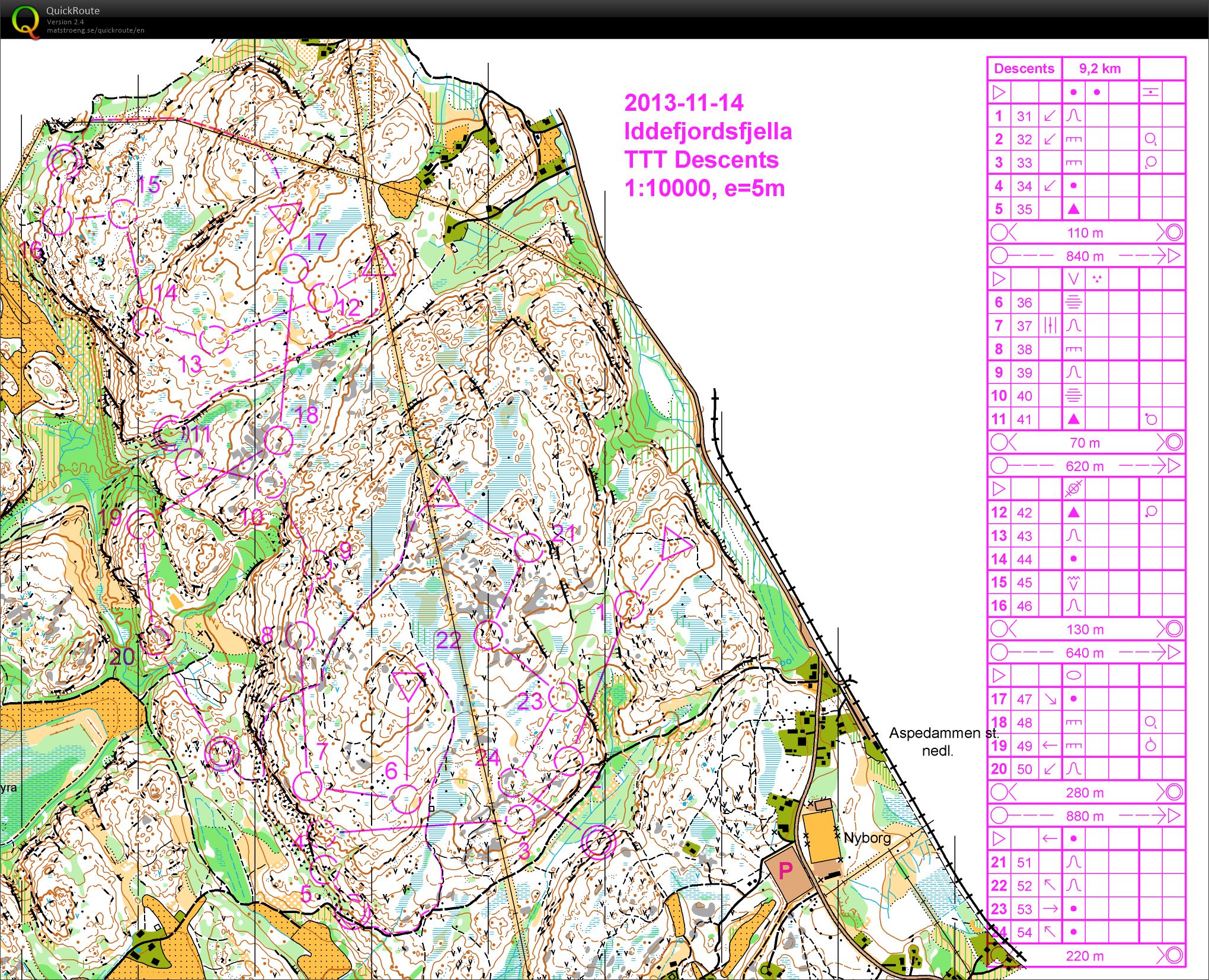 TTT Iddefjordfjella descents (2013-11-14)