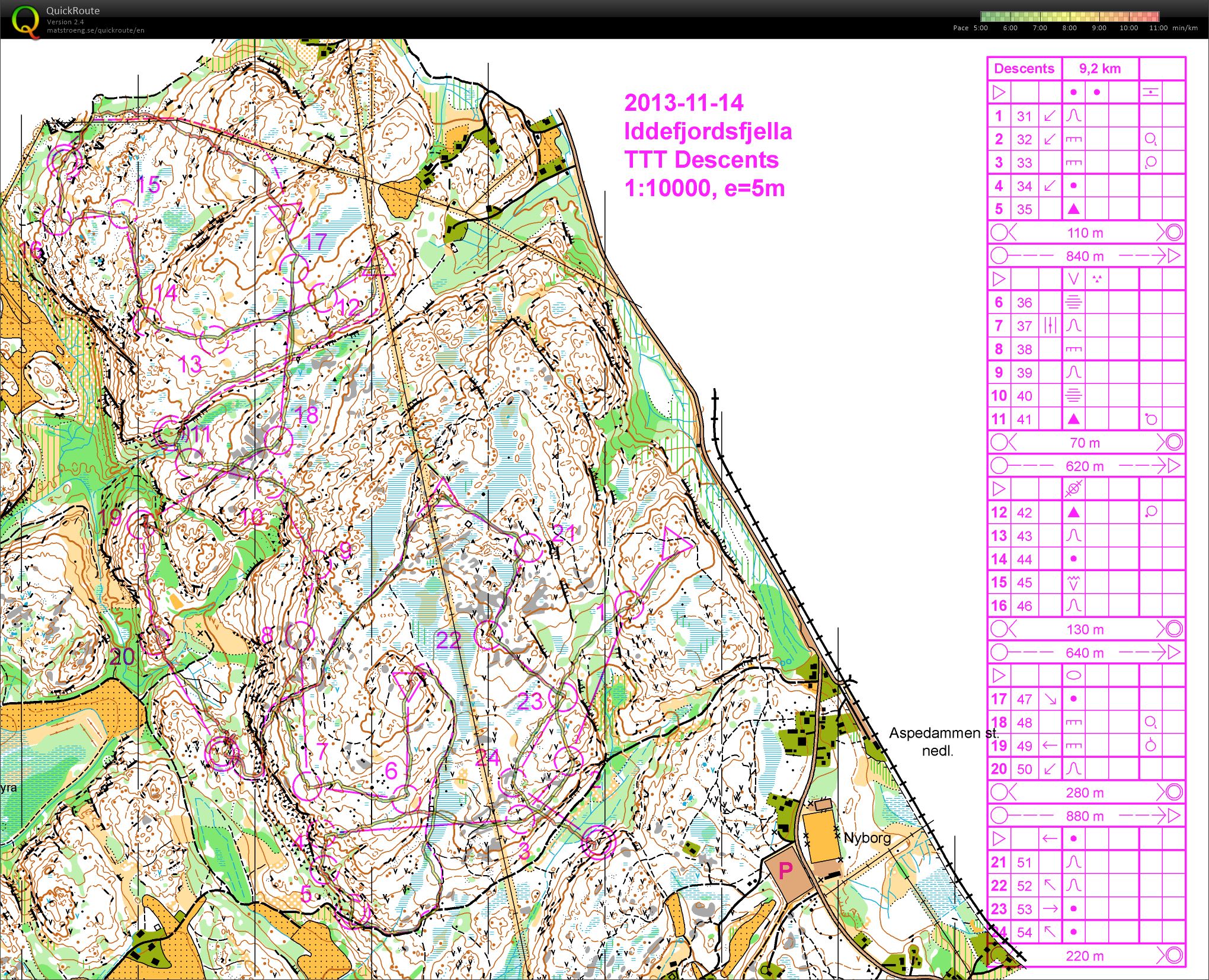 TTT Iddefjordfjella descents (14.11.2013)