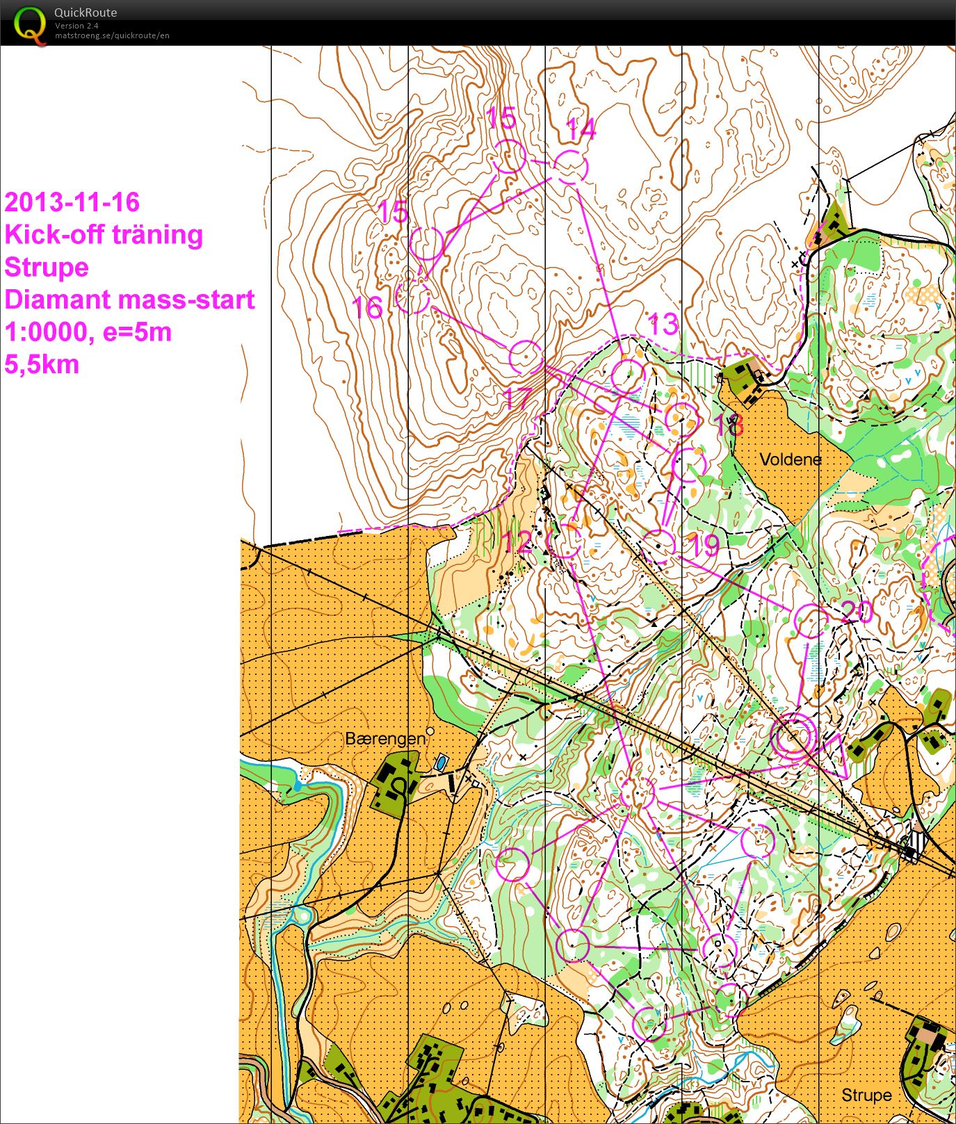 Kick-off träning Strupe mass-start diamant (16-11-2013)