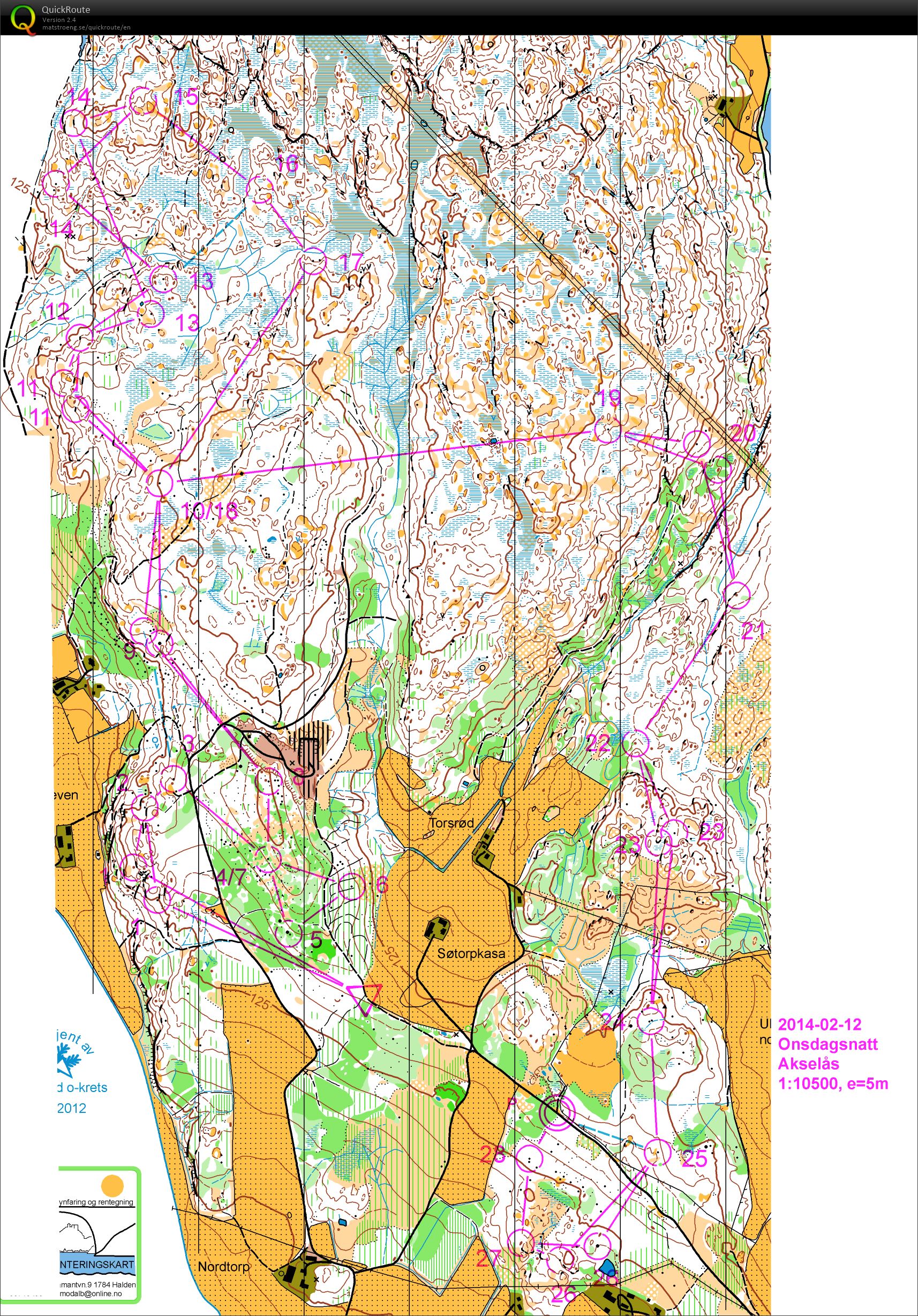 Onsdagsnatt Akselås i dagsljus (2014-03-13)