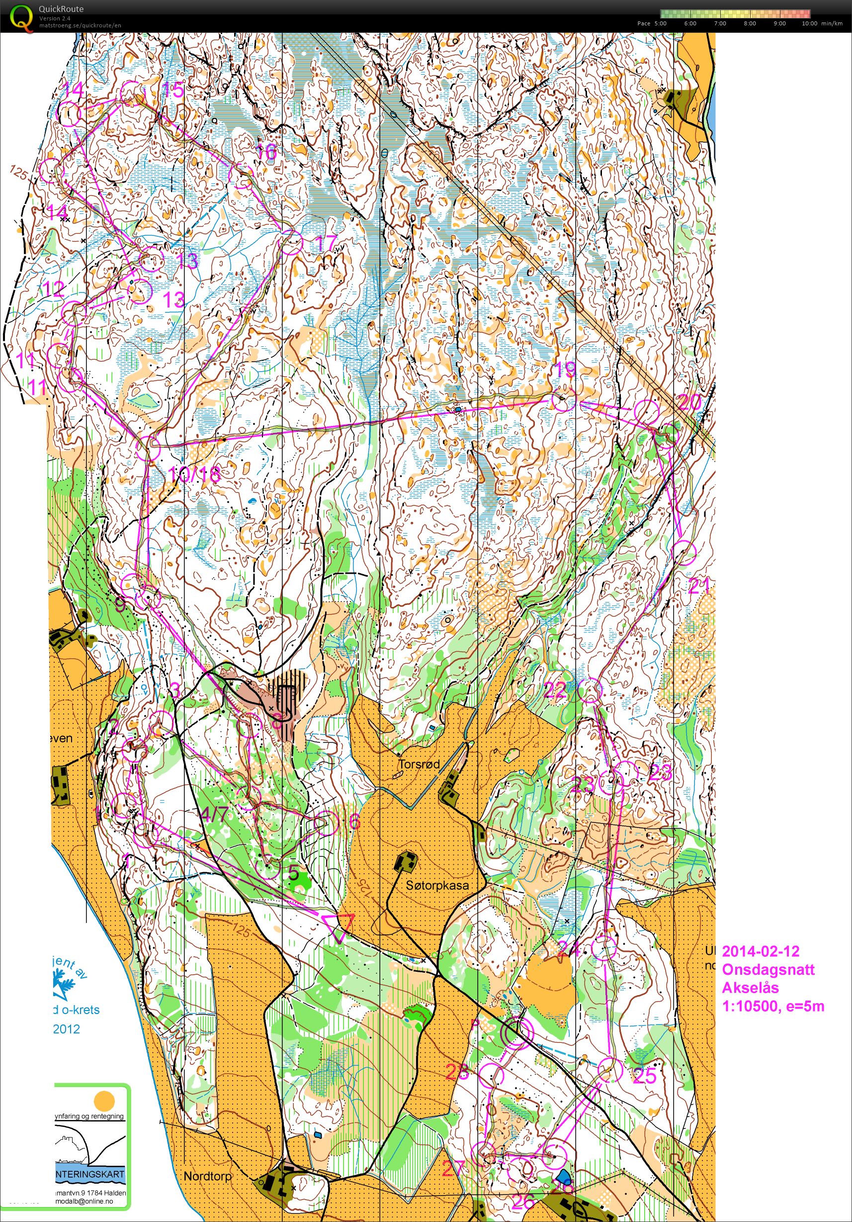 Onsdagsnatt Akselås i dagsljus (13.03.2014)