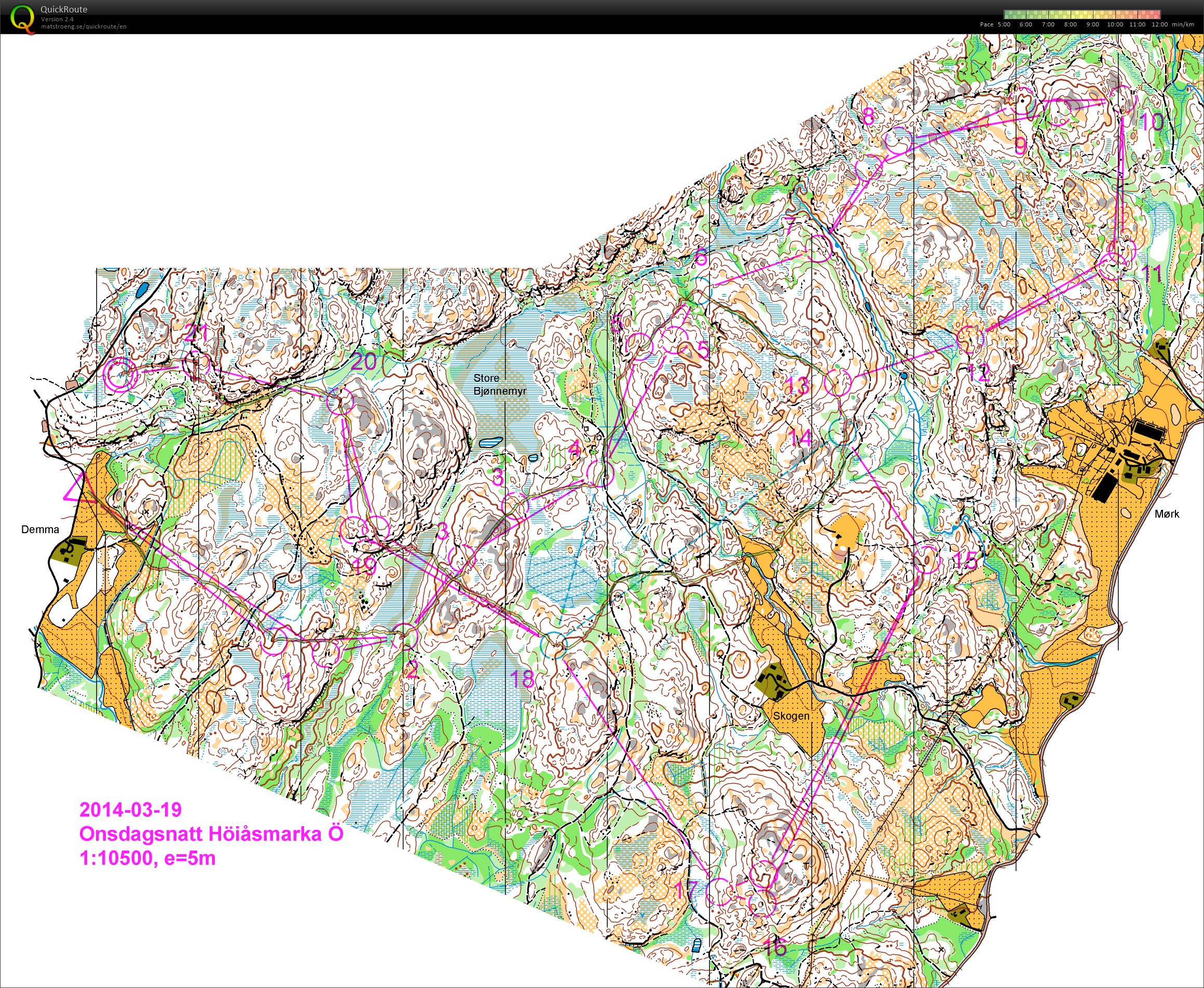 Onsdagsnatt Höiåsmarka Ö (19-03-2014)