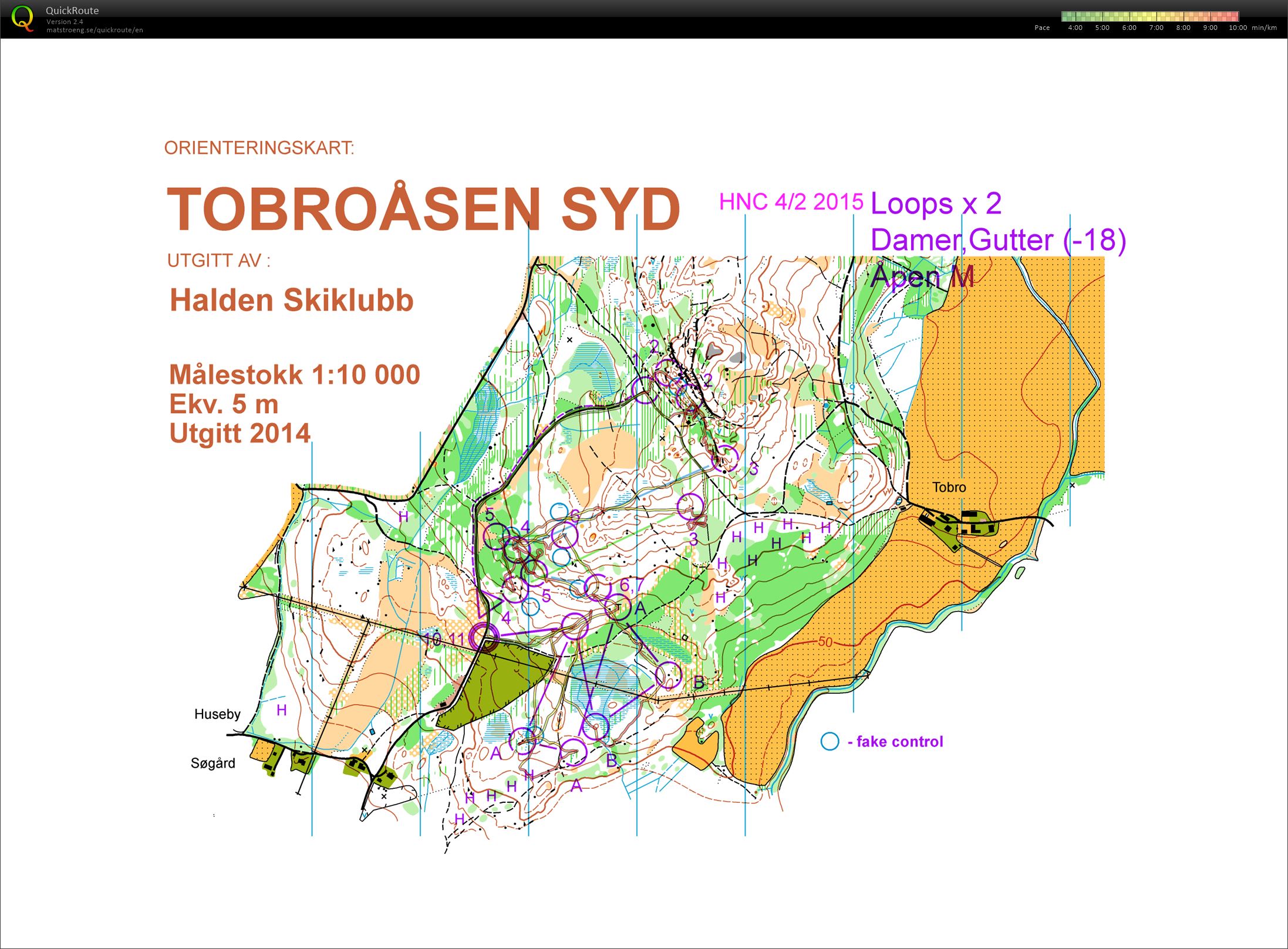 HDNC #9 Mass-start Tobro södra (04.02.2015)