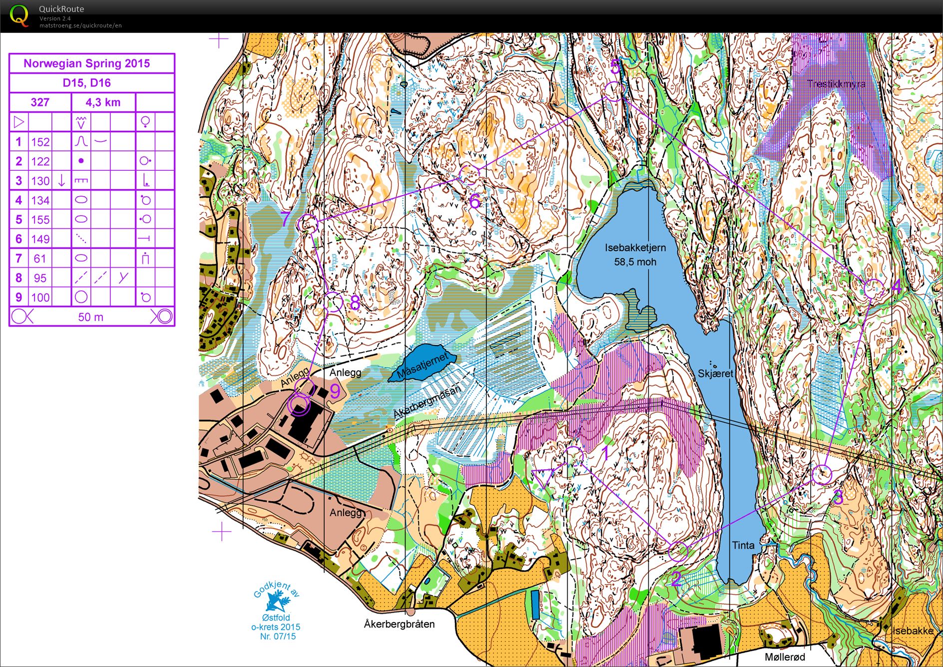 Norwegian Spring Söndag D15-16 provlöpning (19.04.2015)