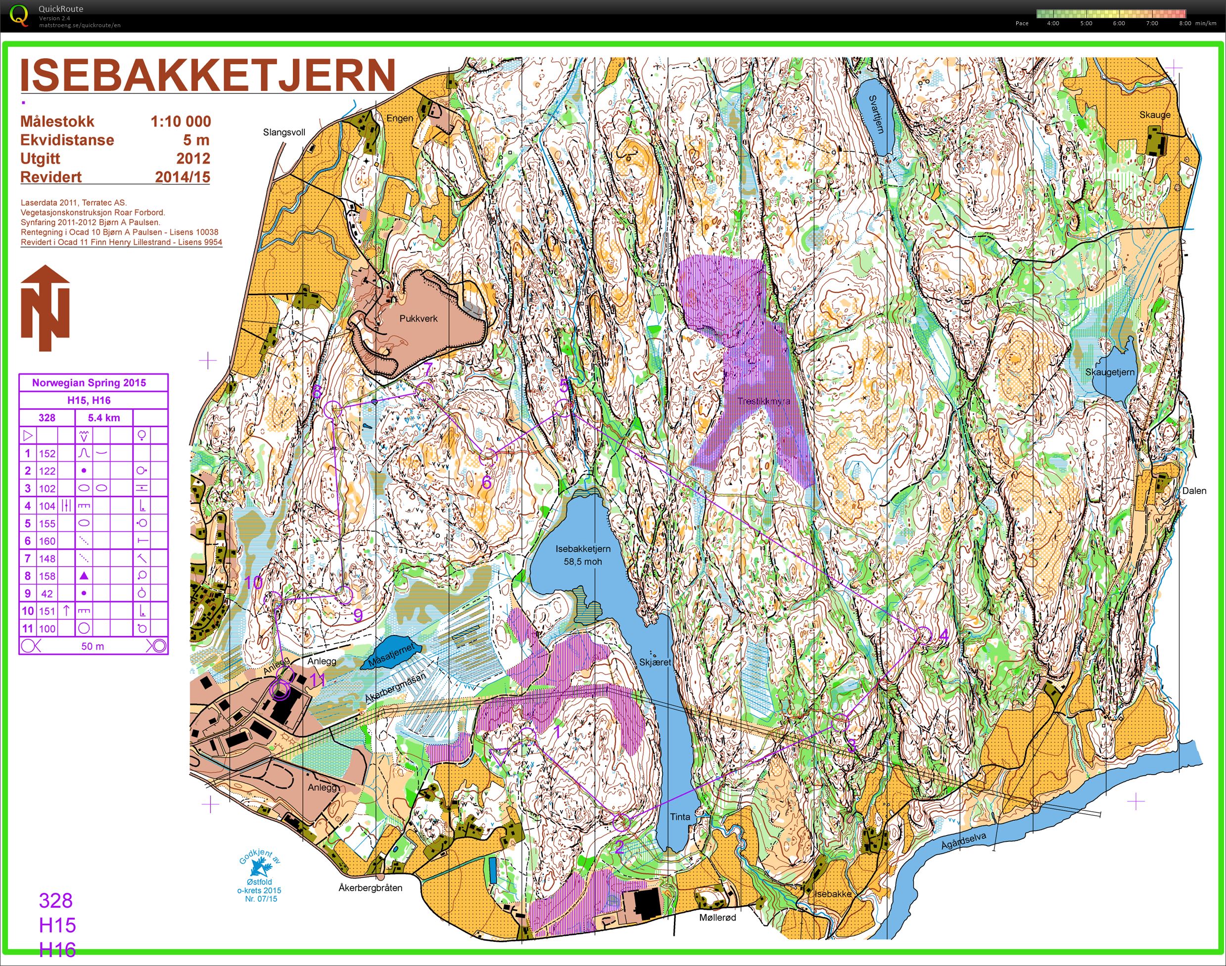 Norwegian Spring Söndag Emil Wingstedt provlöpning H15-16 (19.04.2015)