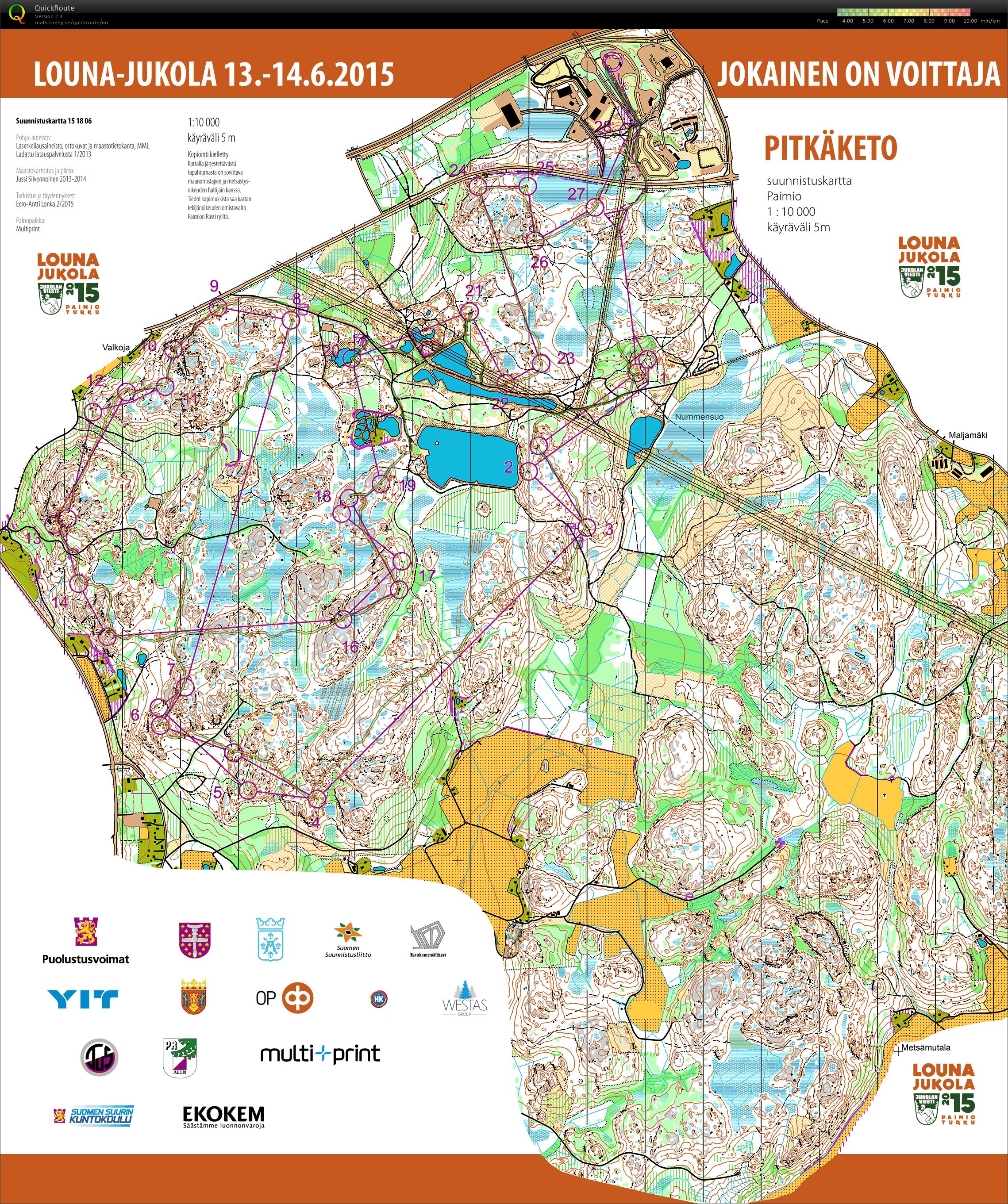 Jukola 7:e sträcka (14.06.2015)