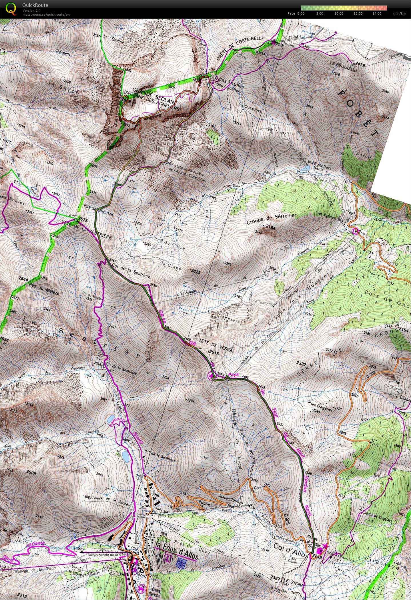 Grande Seolane 2909m hike/run (2015-07-05)