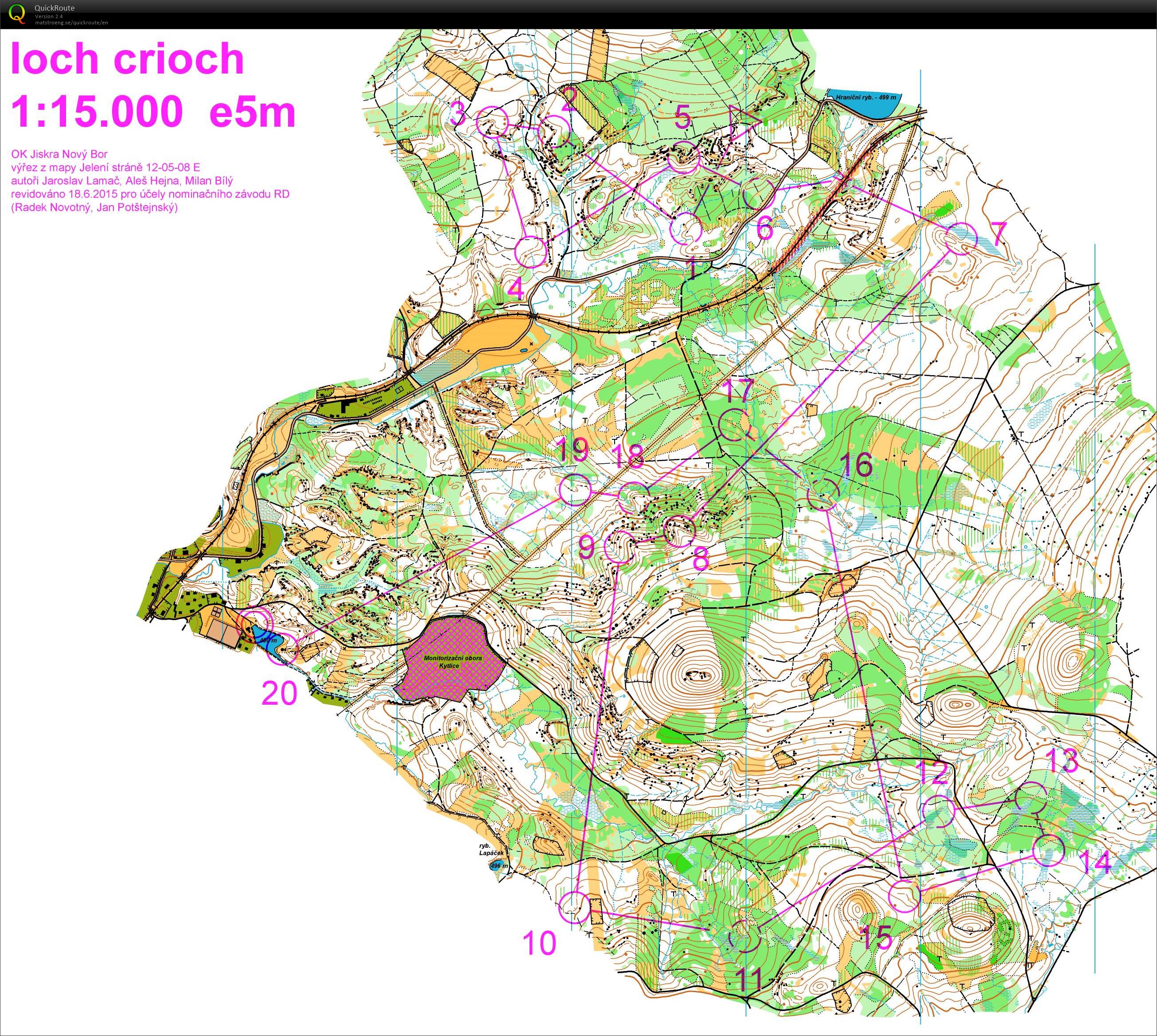 Czech WOC selection race LD (25-06-2015)