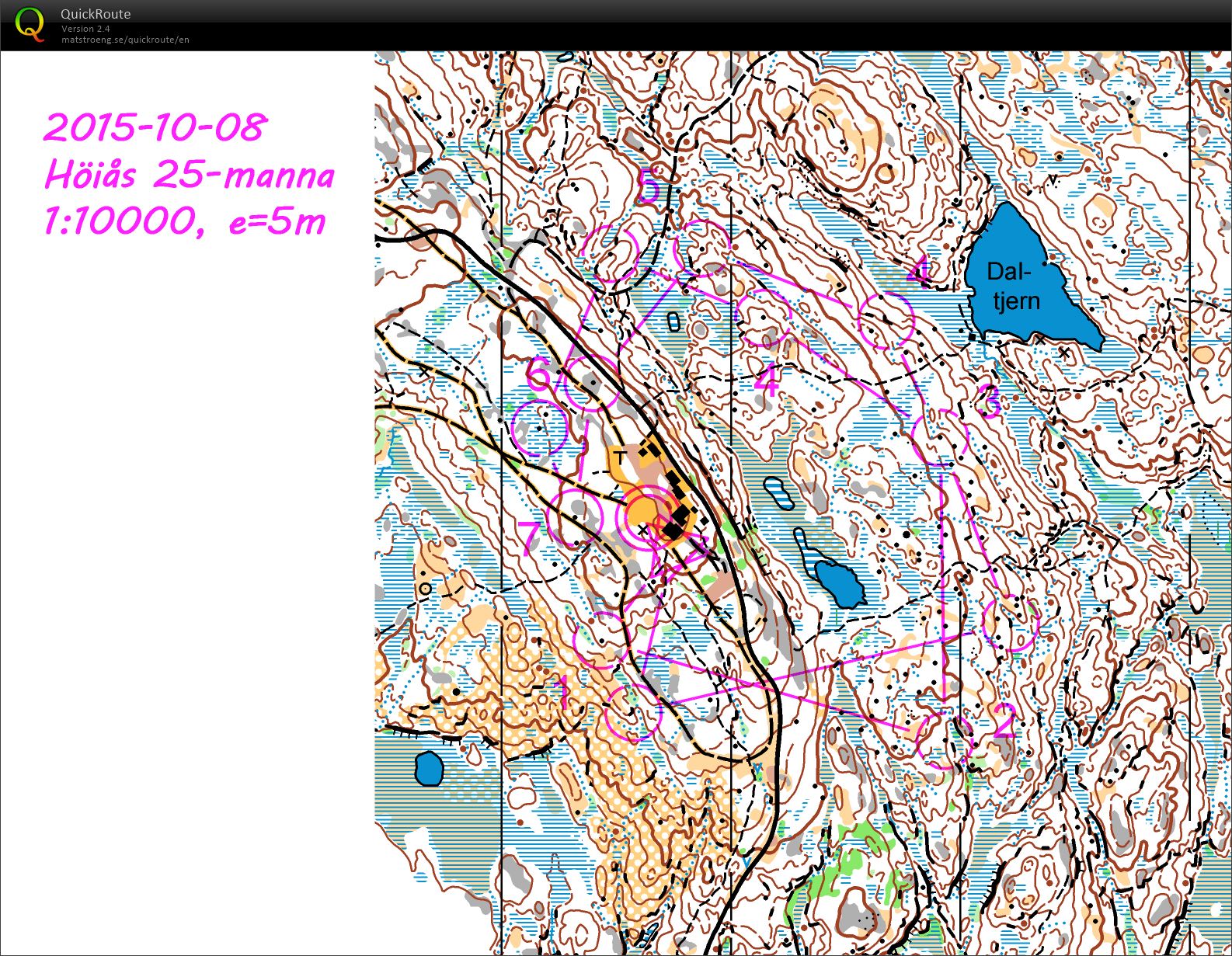 25-manna träning på Höiås (2015-10-08)