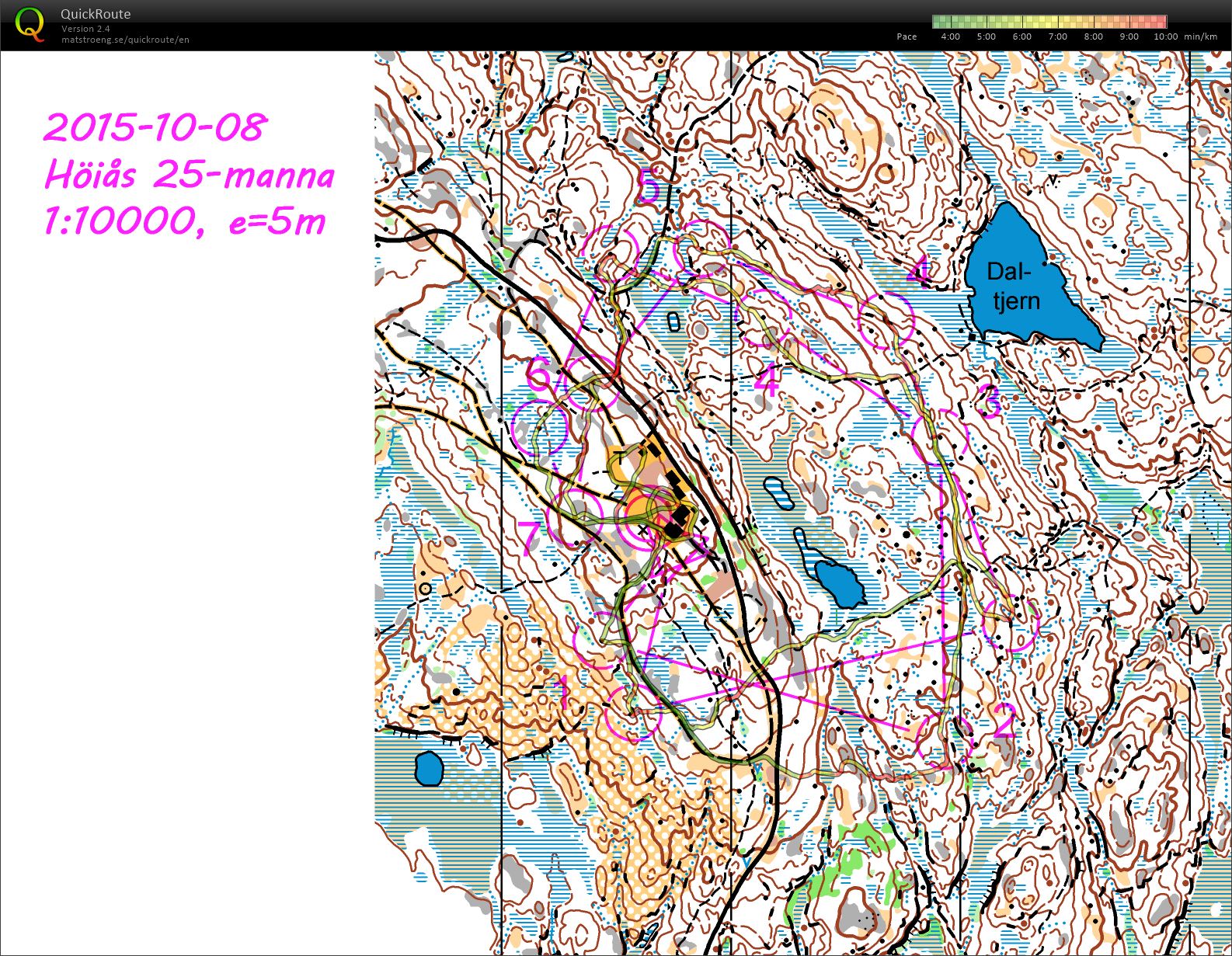 25-manna träning på Höiås (2015-10-08)