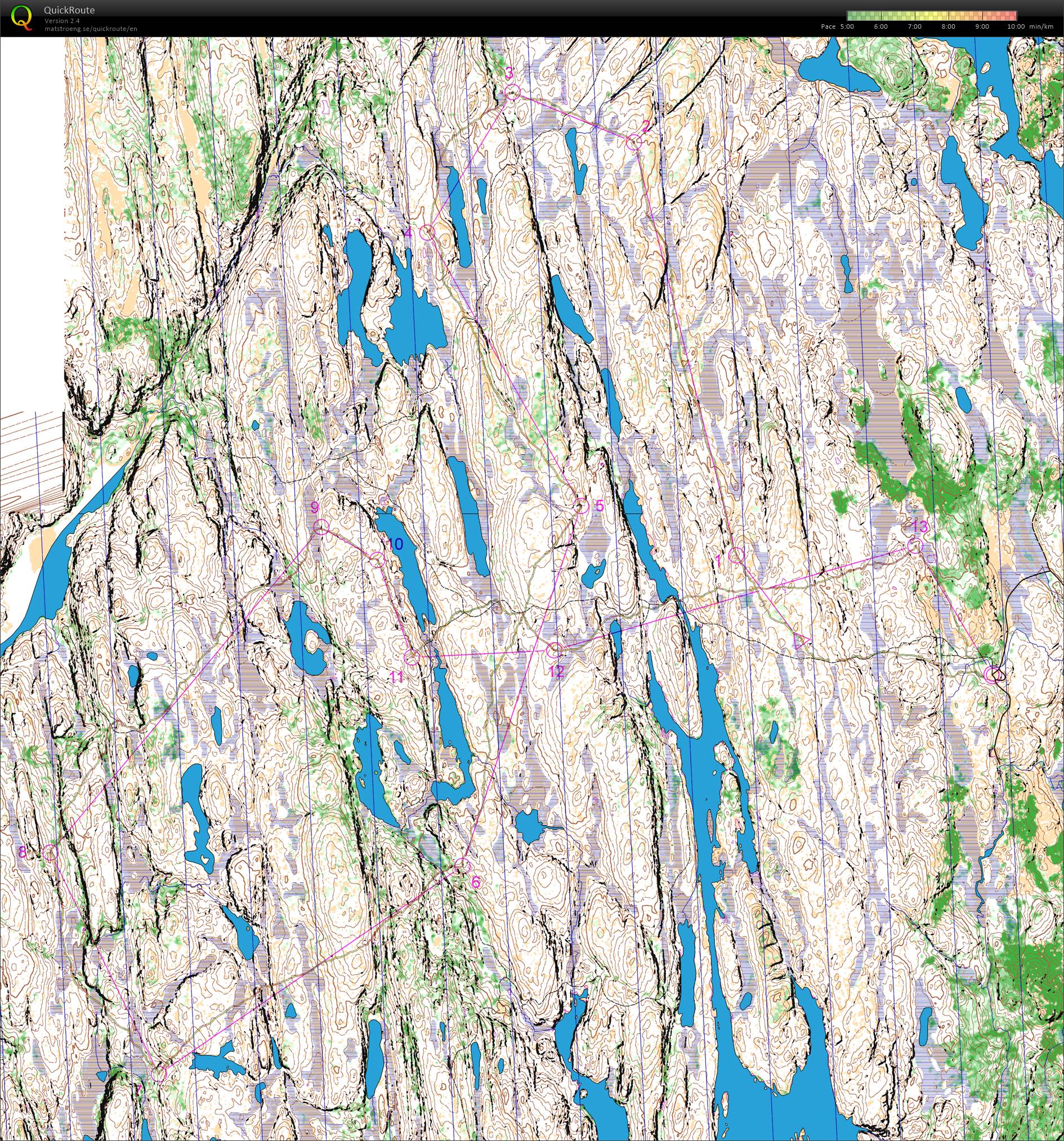 LR in national park Tresticklan on lasermap (17.05.2016)