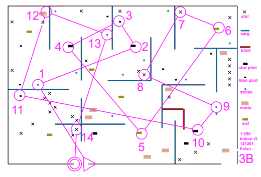 Indoor-O Lugnet 3B